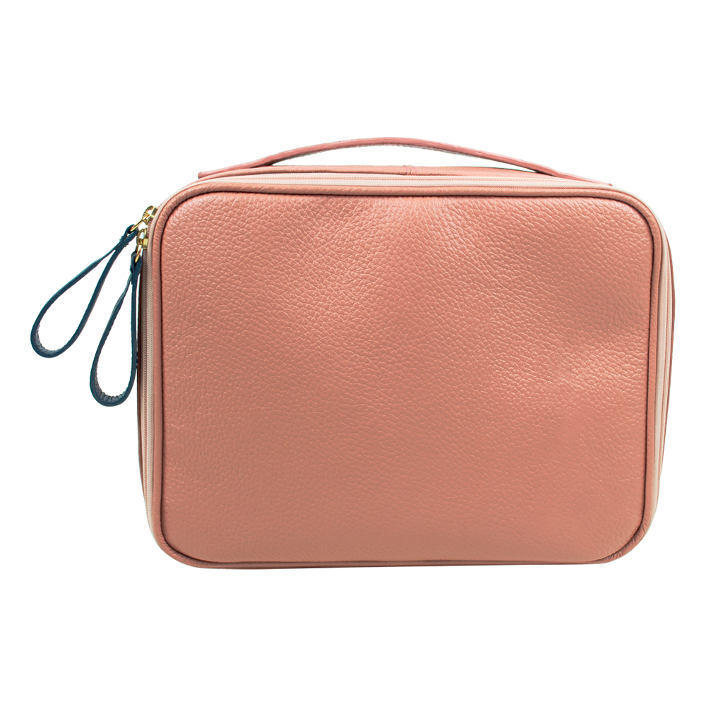 Necessaire Sarah Algodão Doce Liso com Oceano Pronta Entrega