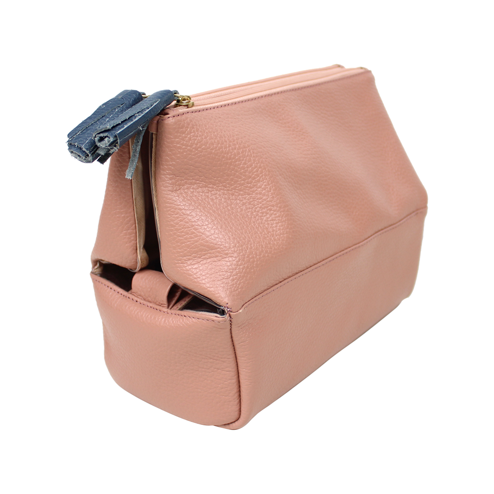 Necessaire Triple em Couro Personalizada