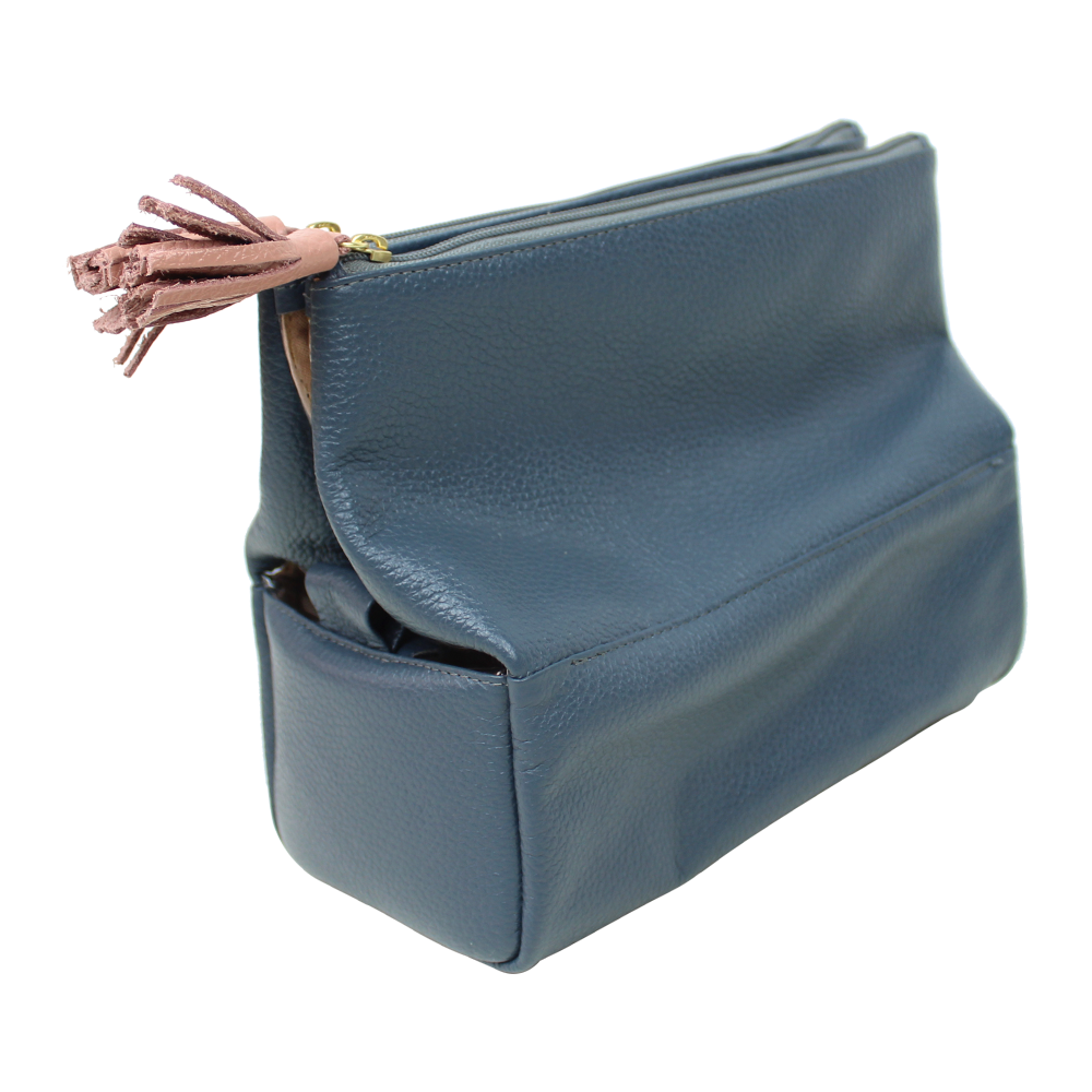 Necessaire Triple Oceano com Algodão Doce Liso Pronta Entrega