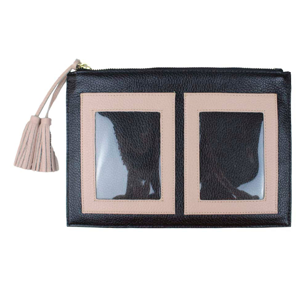 Necessaire + Porta Passaporte 2 em Couro Personalizado