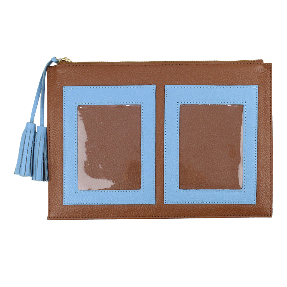 Necessaire + Porta Passaporte 2 em Couro Personalizado