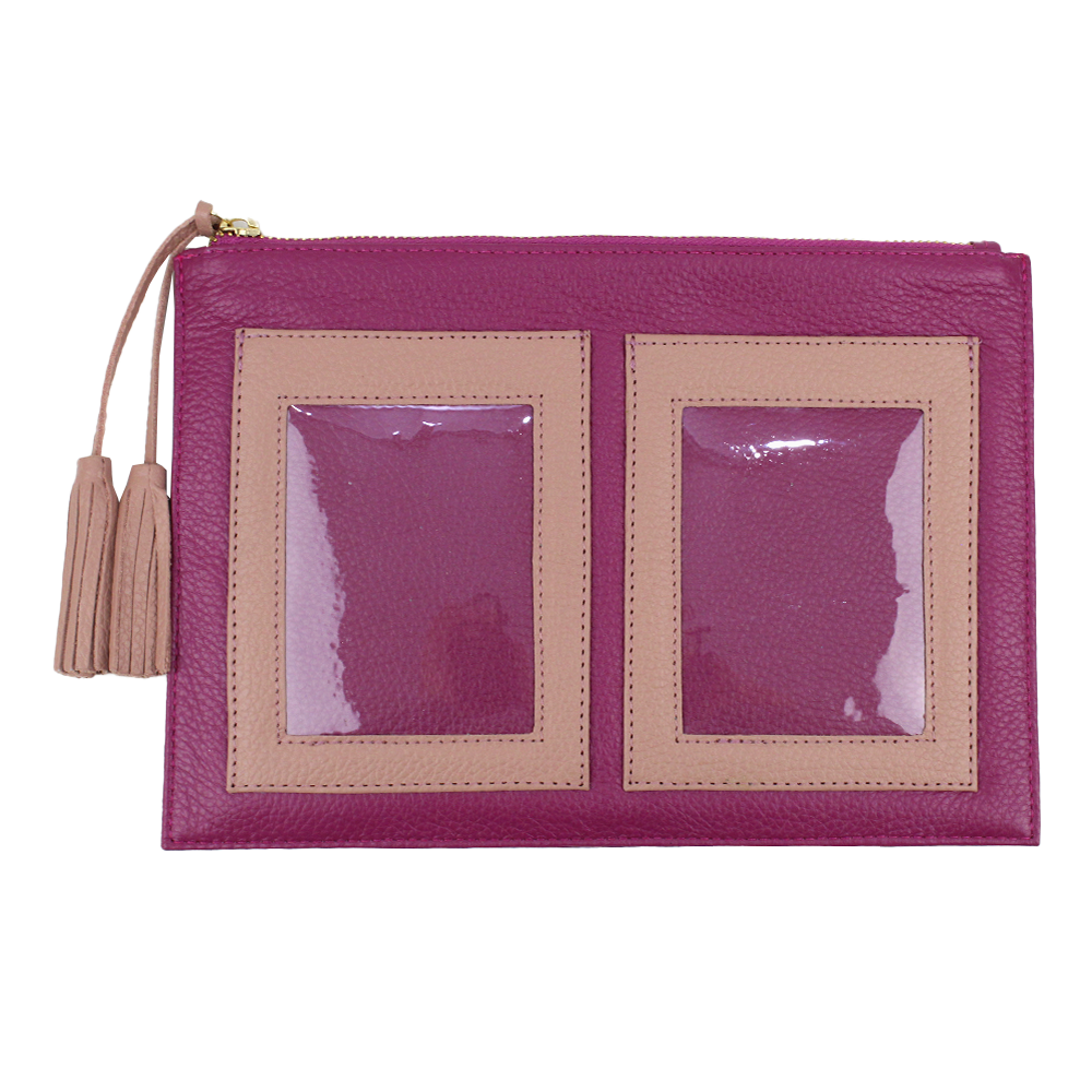 Necessaire + Porta Passaporte 2 em Couro Personalizado