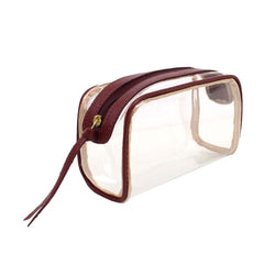 Necessaire Abel M Burgundy Liso Pronta Entrega