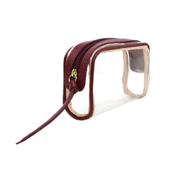 Necessaire Abel P Burgundy Liso Pronta Entrega