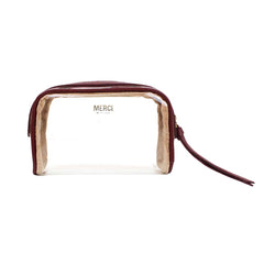 Necessaire Abel P Burgundy Liso Pronta Entrega