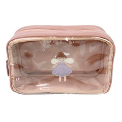 Necessaire Anne Beach Fadinha em Couro e Vinil Personalizada