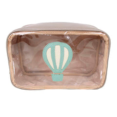Necessaire Anne Beach Little Ballon em Couro e Vinil Personalizada
