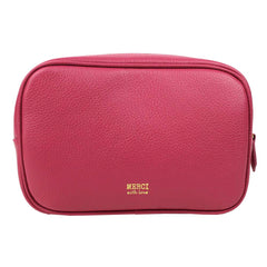 Necessaire Anne Beach Tulipa Chiclete com Algodão Doce Liso Pronta Entrega