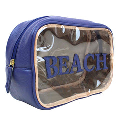 Necessaire Anne Beach Índigo Pronta Entrega