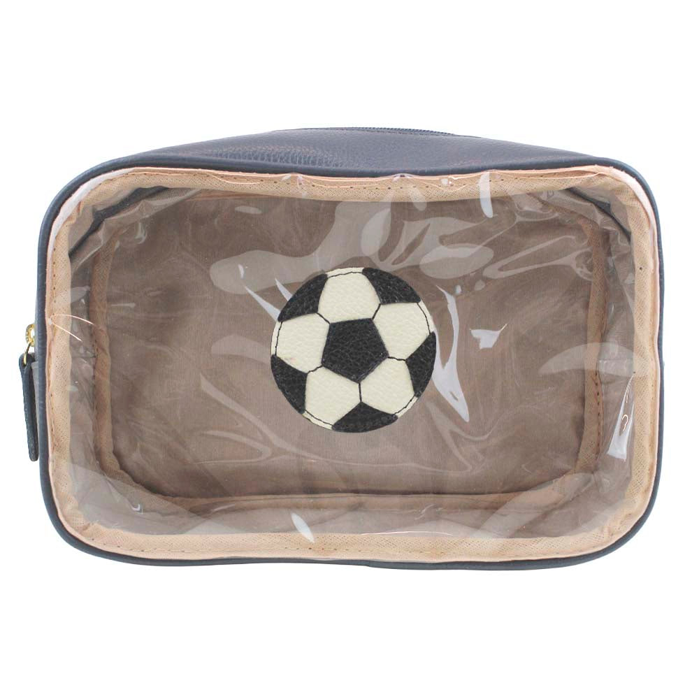 Necessaire Anne Bola de Futebol Oceano Pronta Entrega