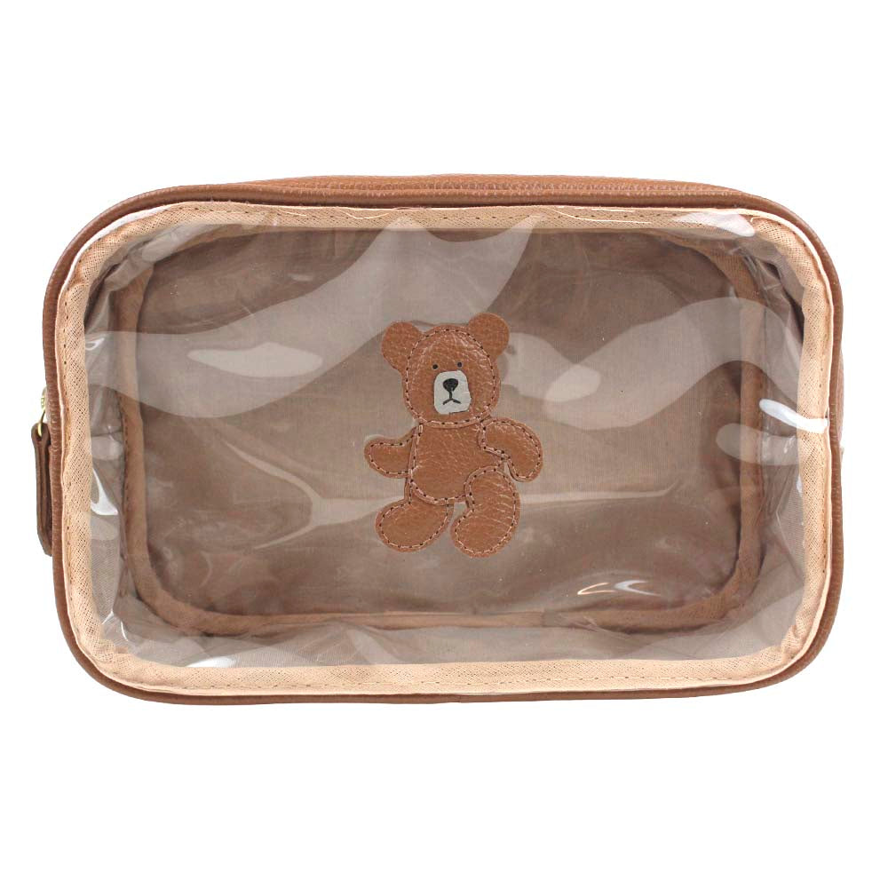 Necessaire Anne Urso Teddy Caramelo Liso Pronta Entrega