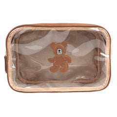 Necessaire Anne Urso Teddy Caramelo Liso Pronta Entrega