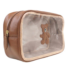 Necessaire Anne Urso Teddy Caramelo Liso Pronta Entrega