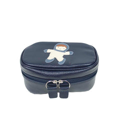 Necessaire Aurora P Astronauta em Couro Personalizada