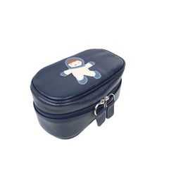 Necessaire Aurora P Astronauta em Couro Personalizada