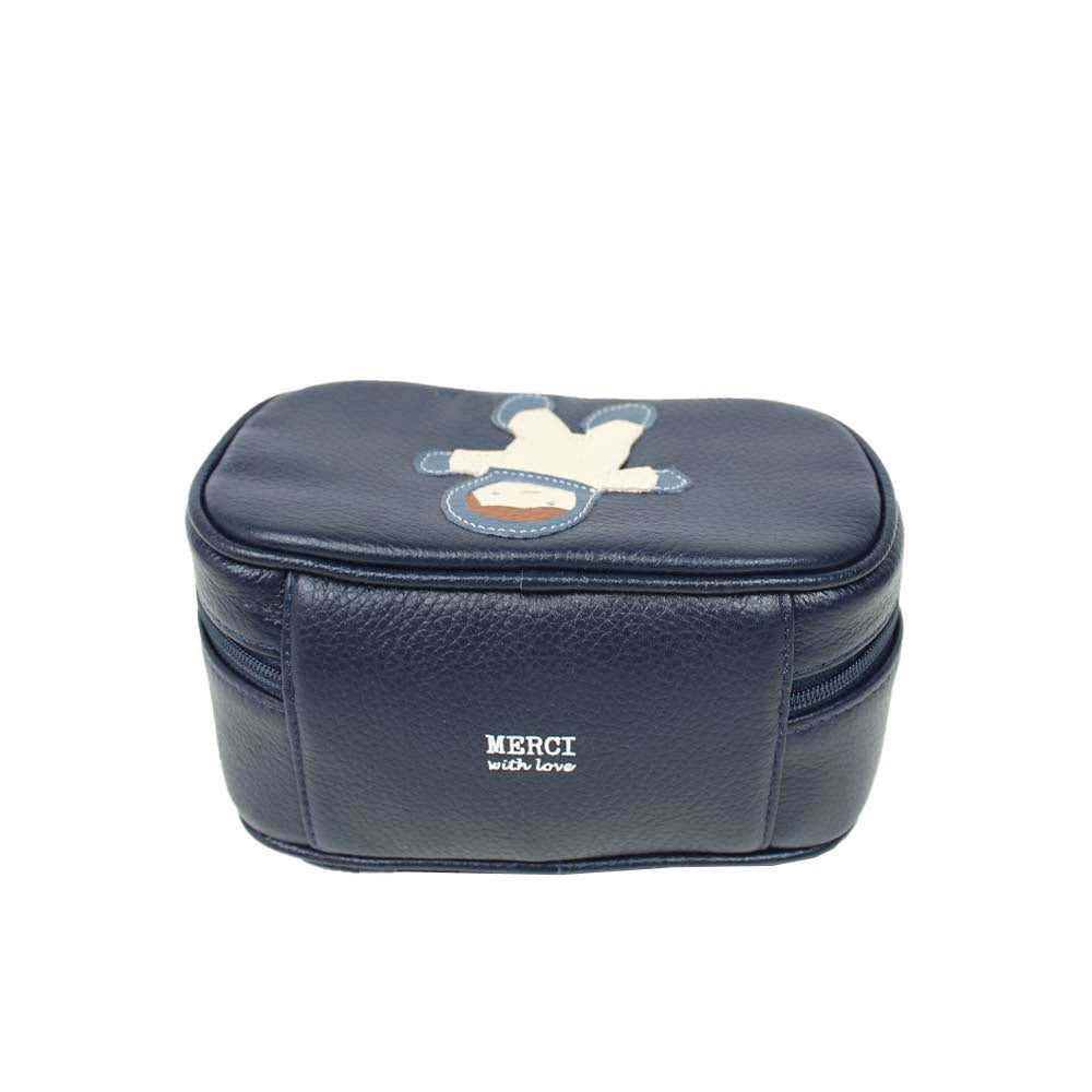 Necessaire Aurora P Astronauta em Couro Personalizada