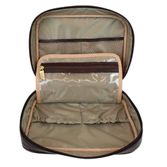 Necessaire Bela Laço Rococó Café com Dourado Pronta Entrega