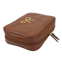 Necessaire Bela Laço Rococó em Couro Personalizada