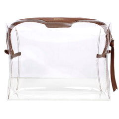 Necessaire Crystal Birthday M Caramelo Liso Pronta Entrega