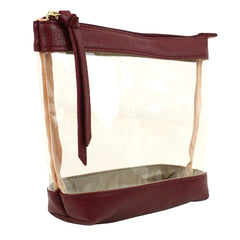 Necessaire Camila em Vinil e Couro