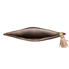 Necessaire Caroline G Burgundy Liso com Rose Liso Pronta Entrega