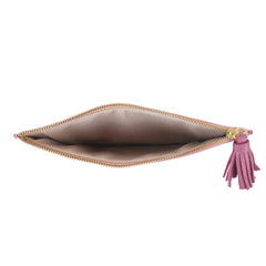 Necessaire Caroline G Rosa Chá com Rosa Blush Pronta Entrega