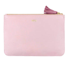 Necessaire Caroline G Rosa Chá com Rosa Blush Pronta Entrega