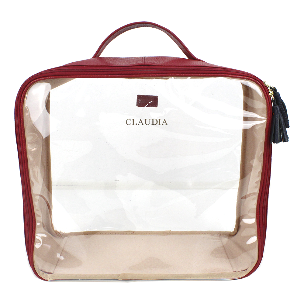 Necessaire Crystal GG em Couro e Vinil Personalizado