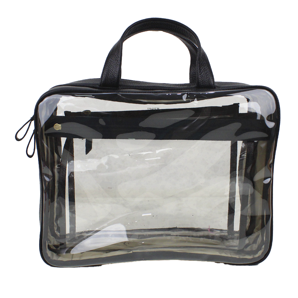 Necessaire Crystal Max em Couro e Vinil Personalizada
