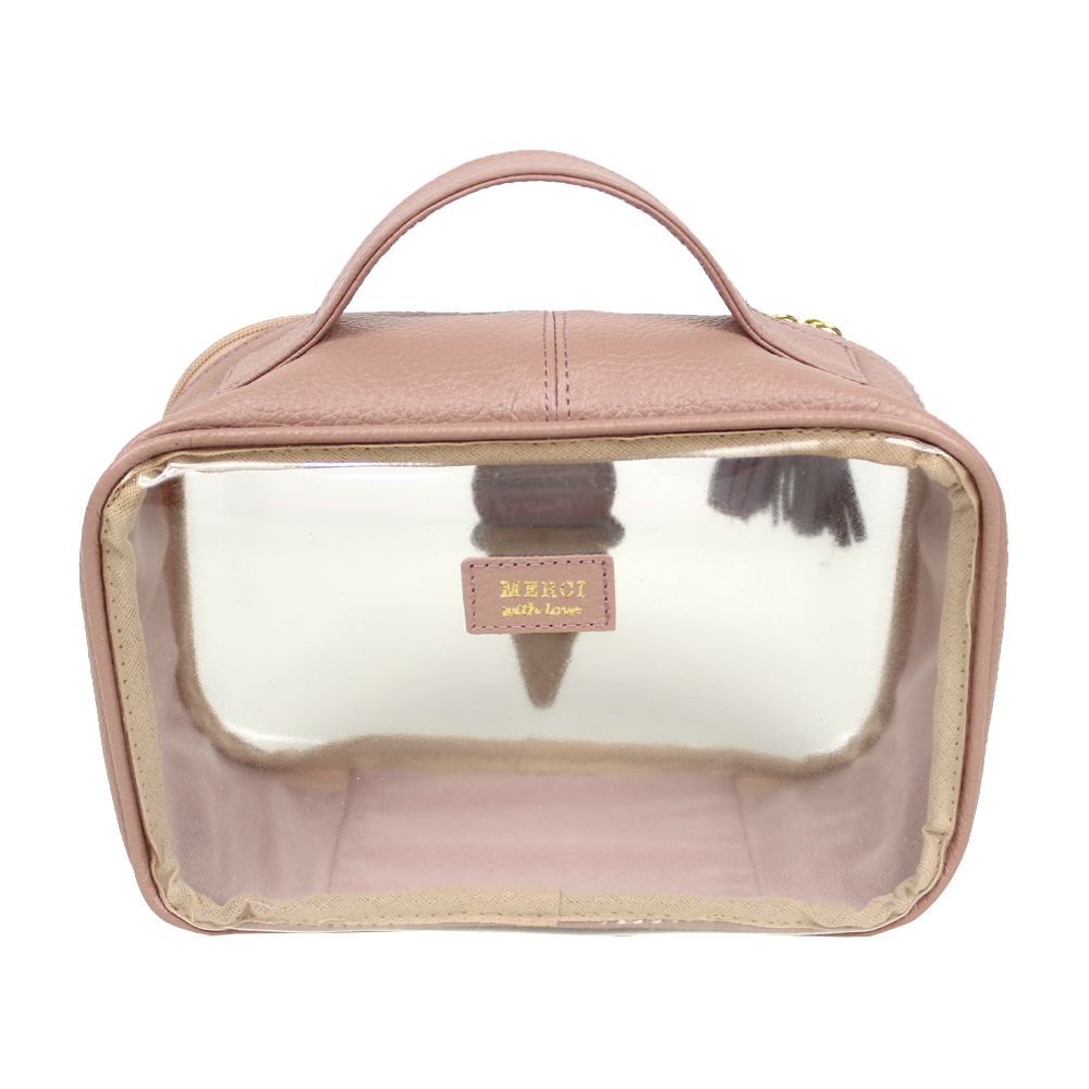 Necessaire Crystal P Gelato em Couro e Vinil Personalizado