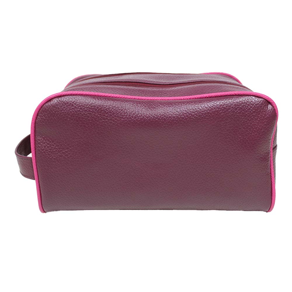 Necessaire Elisa em Couro Personalizada