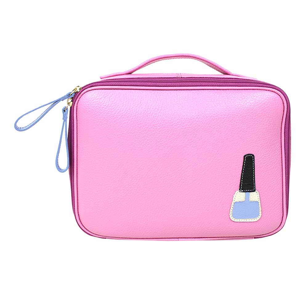 Necessaire Esmalte P em Couro Personalizada