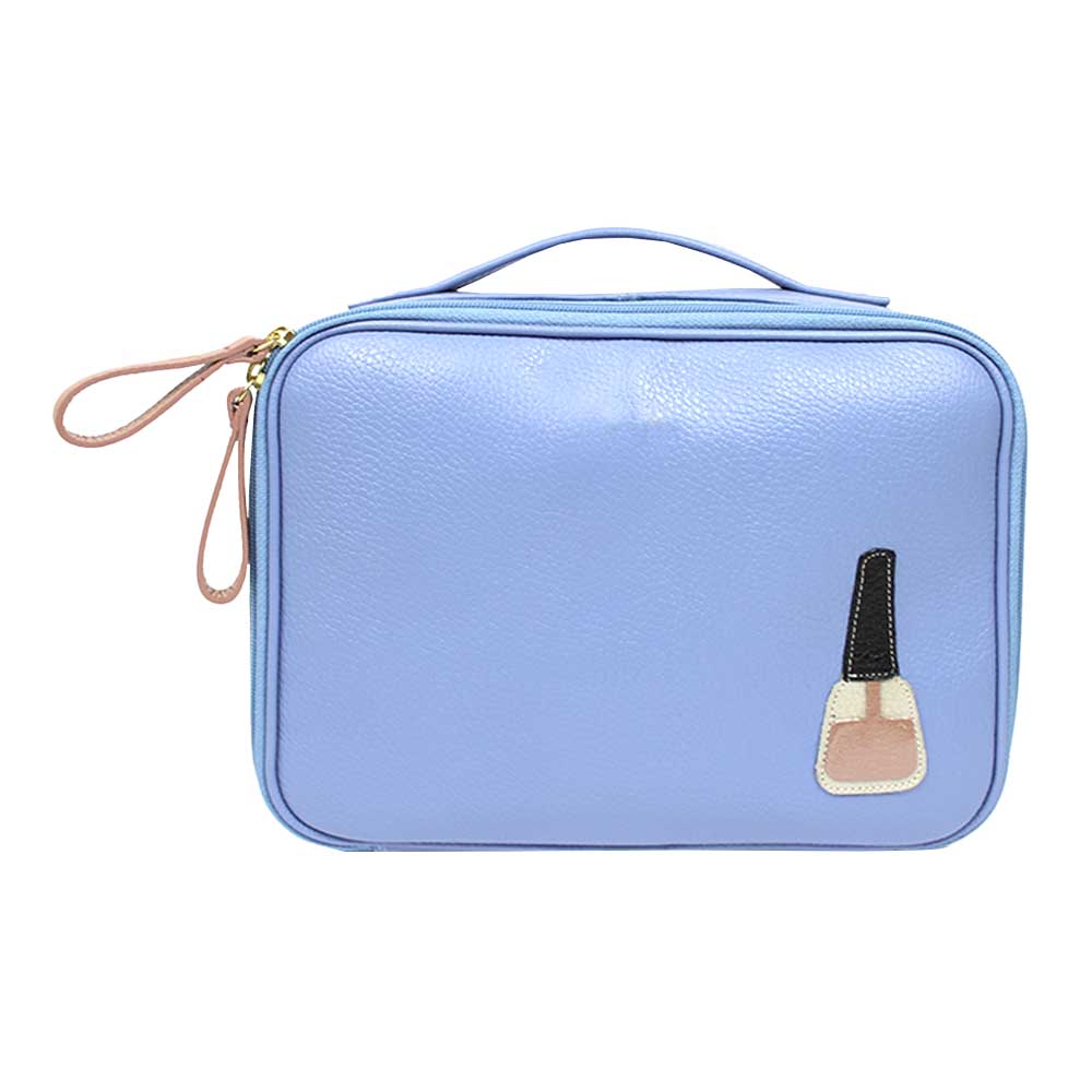 Necessaire Esmalte P em Couro Personalizada