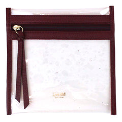 Necessaire Necessaire Fabi Burgundy Liso Pronta Entrega