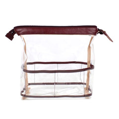 Necessaire Jasmin G Burgundy Liso com Algodão Doce Liso Pronta Entrega