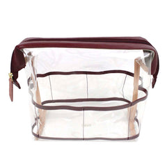 Necessaire Jasmin G Burgundy Liso com Algodão Doce Liso Pronta Entrega
