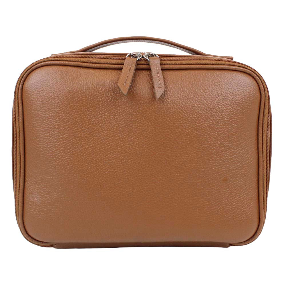 Necessaire Masculina José Caramelo Liso Pronta Entrega
