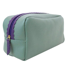 Necessaire Julie Babado G Jade com Purple Pronta Entrega