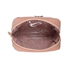 Necessaire Girafinha P em Couro Personalizado
