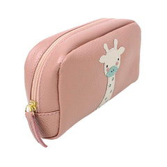 Necessaire Girafinha P em Couro Personalizado