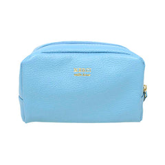 Necessaire P Little Elephant Aqua Liso com Cinza Claro Liso e Chumbo Pronta Entrega