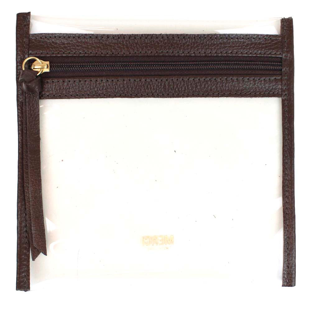 Necessaire Necessaire Kate em Vinil e Couro Personalizado