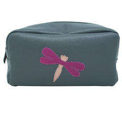 Necessaire Libélula G em Couro Personalizado