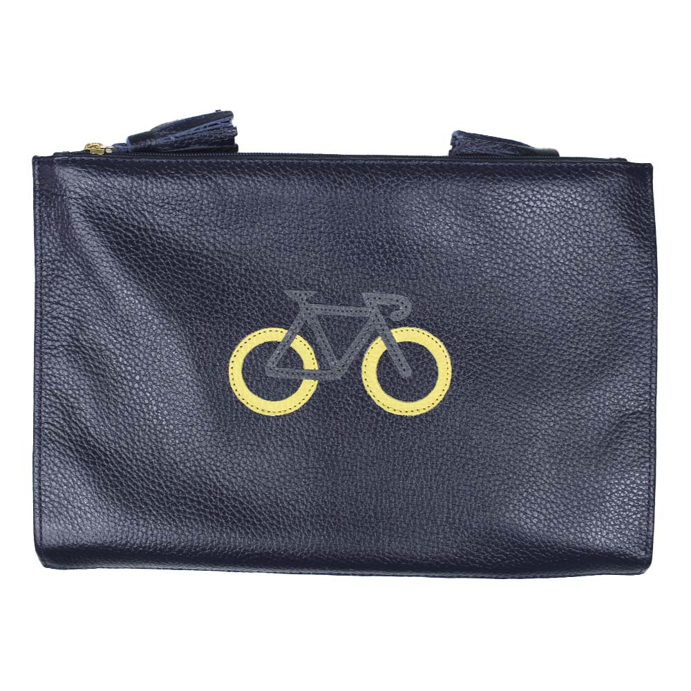 Necessaire Limpo/Usado Bicicleta em Couro Personalizada