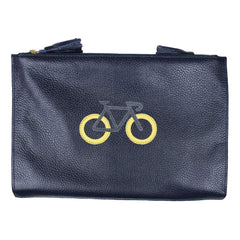 Necessaire Limpo/Usado Bicicleta em Couro Personalizada