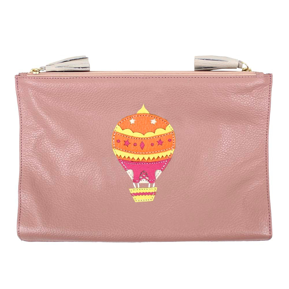 Necessaire Limpo/Usado Balão Sarah em Couro Personalizada