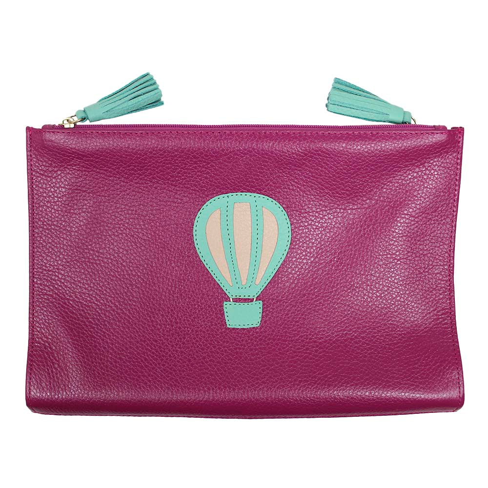 Necessaire Limpo/Usado Little Ballon em Couro Personalizada