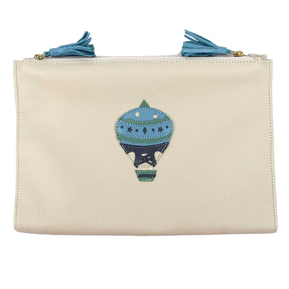 Necessaire Limpo/Usado Balão Otto em Couro Personalizada