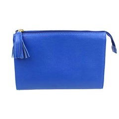 Necessaire Louise M Azul Cobalto Pronta Entrega