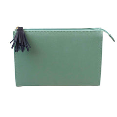 Necessaire Louise M Jade com Marinho Liso Pronta Entrega